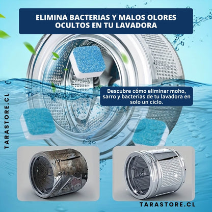 Pastillas Lavadora Limpieza Profunda Súper Promo 3 cajas x 1