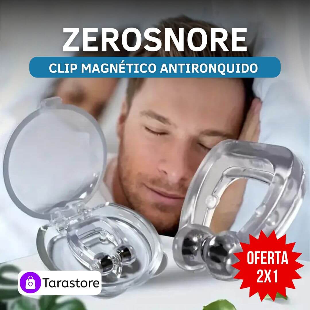 ZeroSnore™  Clip Magnético Antironquido (LLEVA 2 y PAGA 1 🔥)