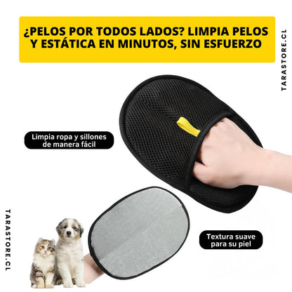 Max Guante Quita el Pelo De Tu Mascota - Sirve también para ropa y sillón