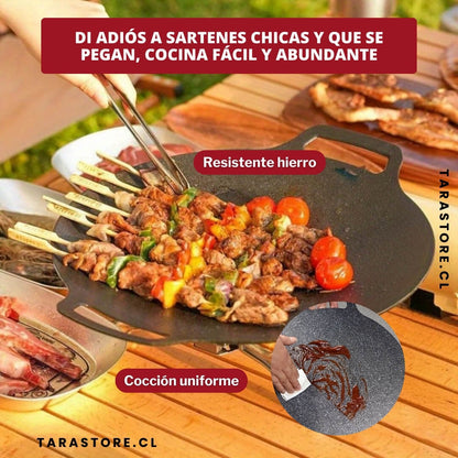 Plancha Antiadherente Para El Hogar y El Aire Libre