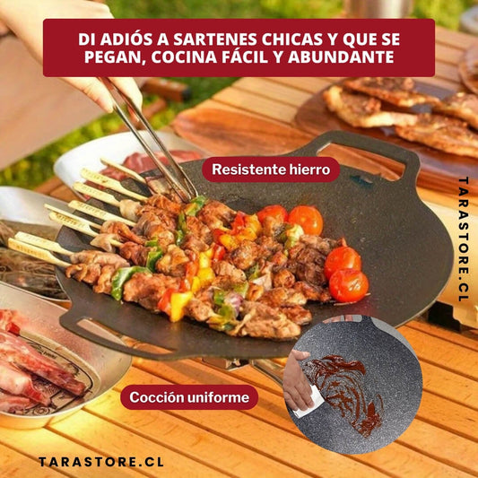 Plancha Antiadherente Para El Hogar y El Aire Libre