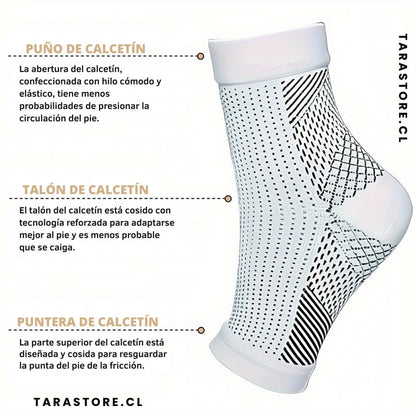 Calcetines Neuro Compresión Alivio en Pies Hinchados y Adoloridos