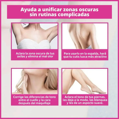 Crema Blanqueadora Axilas Y Zona Intima - Incluye de Regalo Jabón Blanqueador