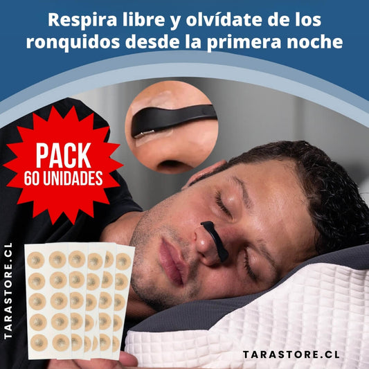 Tiras Nasales Magnéticas Respira Mejor Duerme Mejor - PROMO 2 Cajas