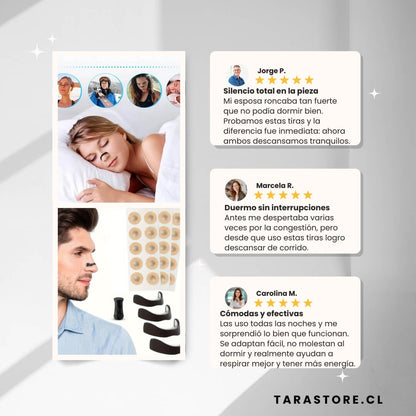 Tiras Nasales Magnéticas Respira Mejor Duerme Mejor - PROMO 2 Cajas