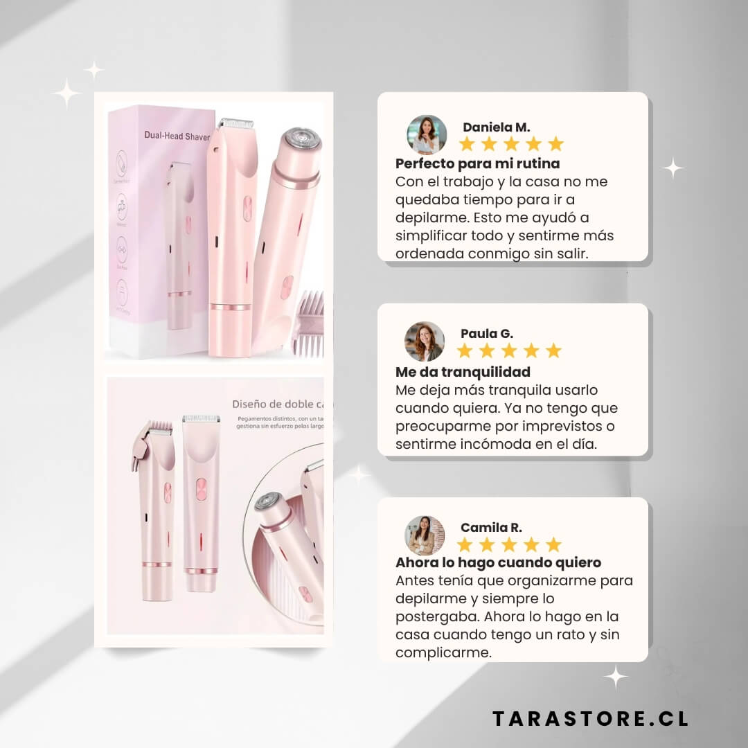 Depiladora Femenina Íntinma Piel Sensible - Adiós Vellos Encarnados Adiós Irritación
