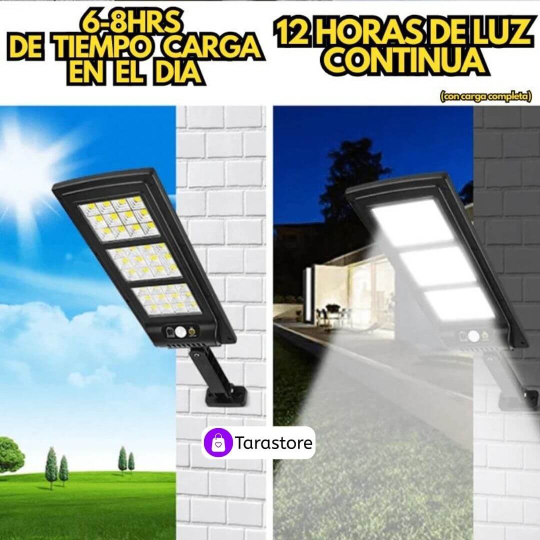 SolarGlow - Faro LED Solar para Exteriores