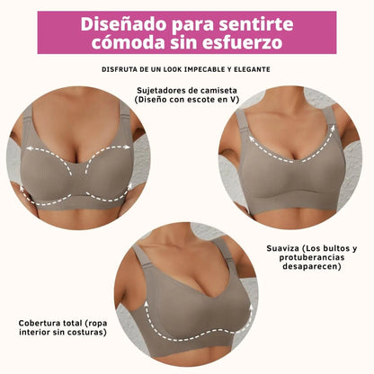 EssElegance Sosten Comodidad Premium - Moldea Sin Aros PACK 3 UN