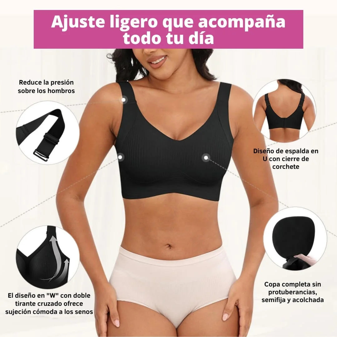 EssElegance Sosten Comodidad Premium - Moldea Sin Aros PACK 3 UN