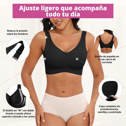 EssElegance Sosten Comodidad Premium - Moldea Sin Aros PACK 3 UN