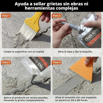 Cemento Líquido Para Reparar Grietas 500g Tecnología Alemana