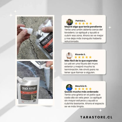 Cemento Líquido Para Reparar Grietas 500g Tecnología Alemana