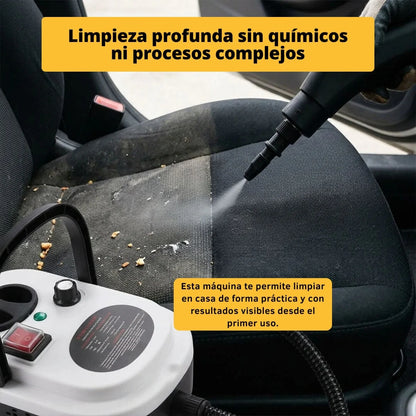 Maquina de Limpieza A Vapor - Deja Tu Auto Como Nuevo 2500W Potencia