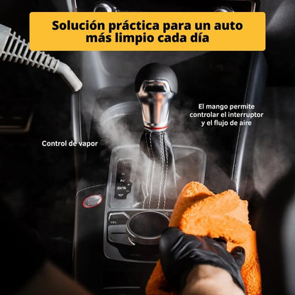 Maquina de Limpieza A Vapor - Deja Tu Auto Como Nuevo 2500W Potencia