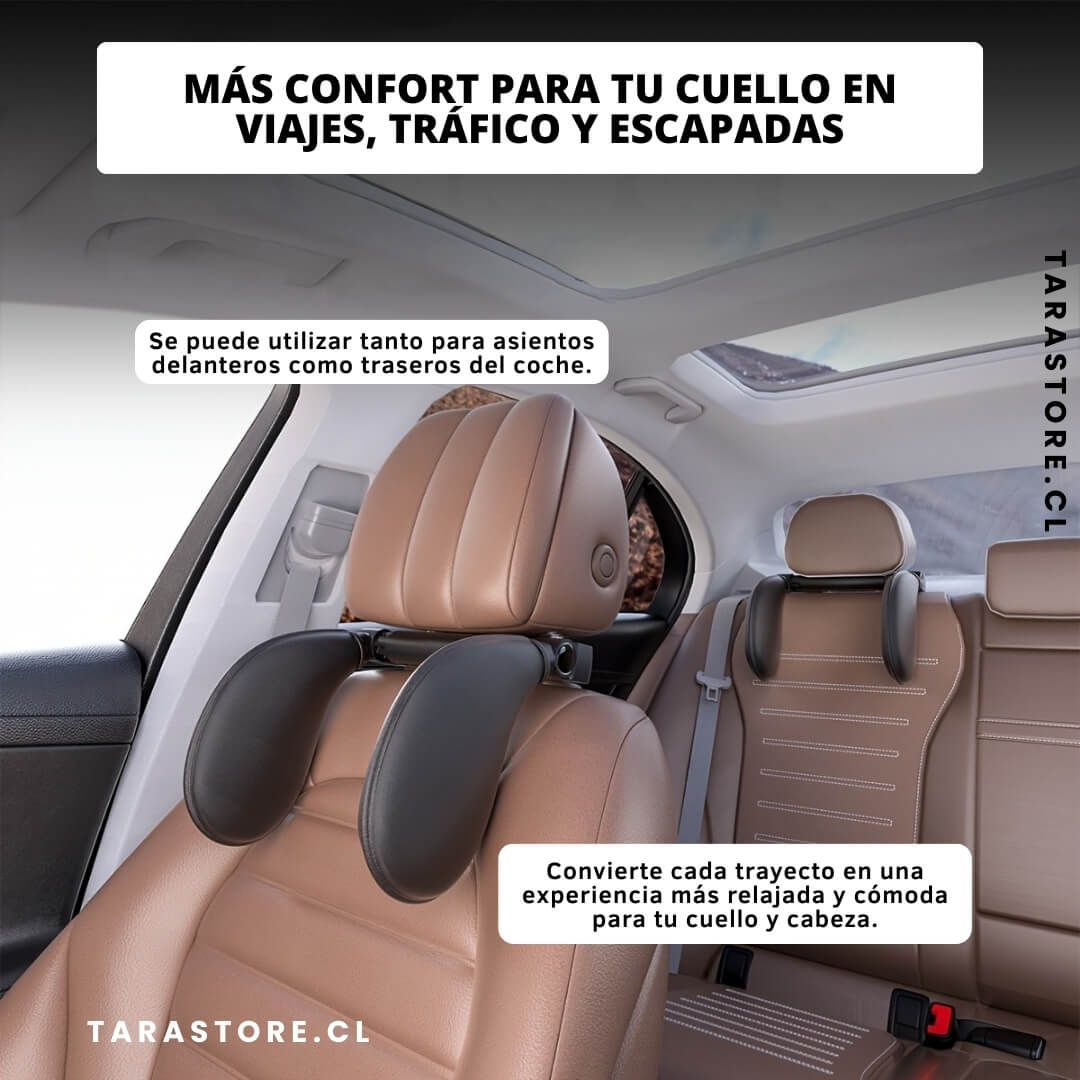 Reposacabezas De Auto Ajustable - Comodidad y Descanso Sin dolor de Cuello