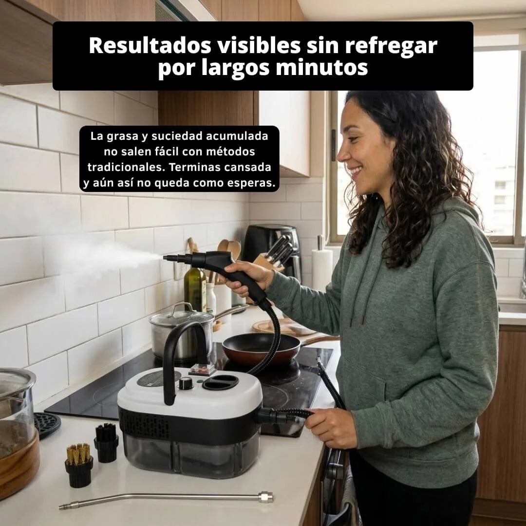 Maquina de Limpieza A Vapor - Hogar y Cocina Libre de Suciedad