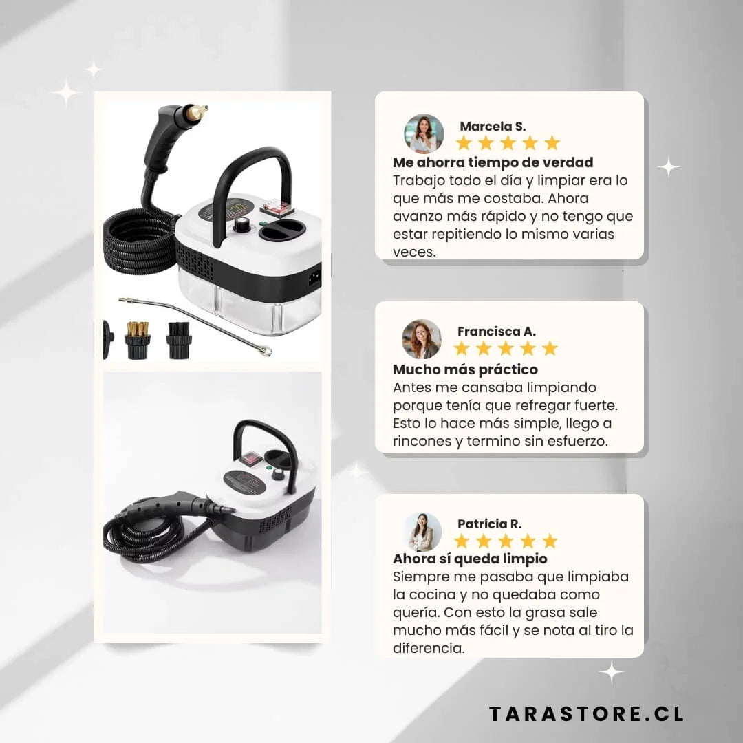 Maquina de Limpieza A Vapor - Hogar y Cocina Libre de Suciedad