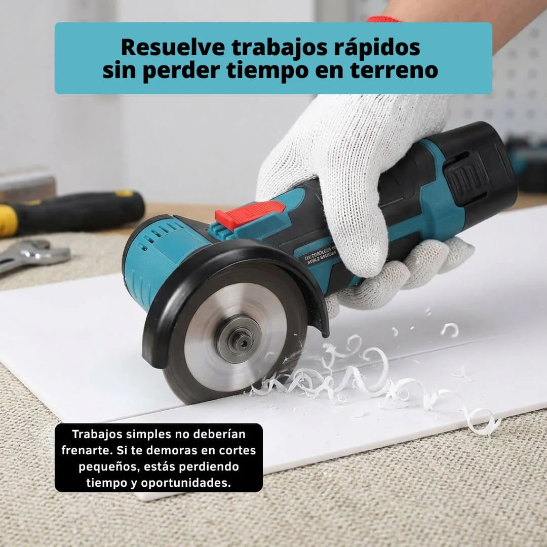 Amoladora Angular Inalámbrica - Incluye 2 baterías