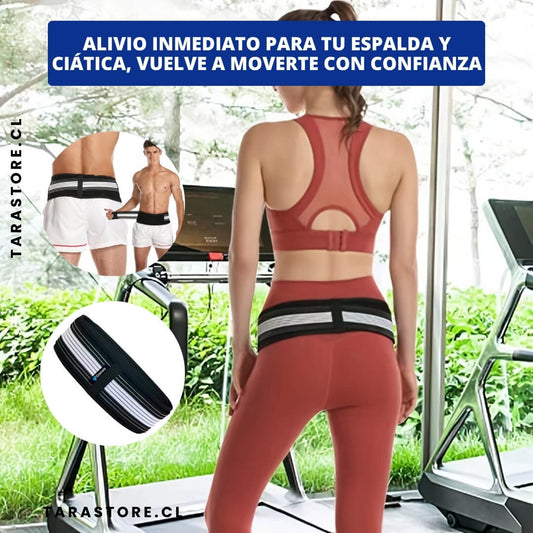 Cinturón Lumbar Ajustale Alivia Dolor Espalda y Ciática
