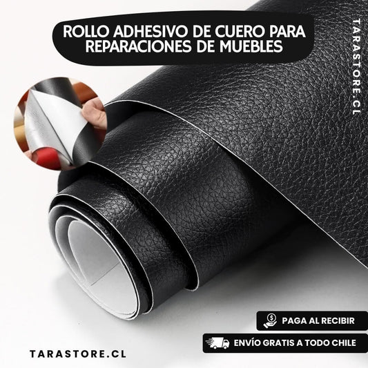 Rollo Adhesivo Cuero para Reparaciones Sofa Sillón Sillas