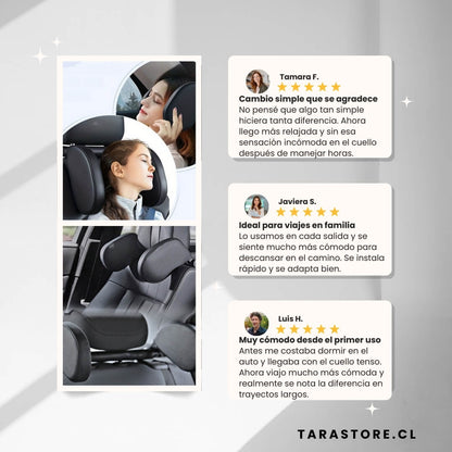 Reposacabezas De Auto Ajustable - Comodidad y Descanso Sin dolor de Cuello