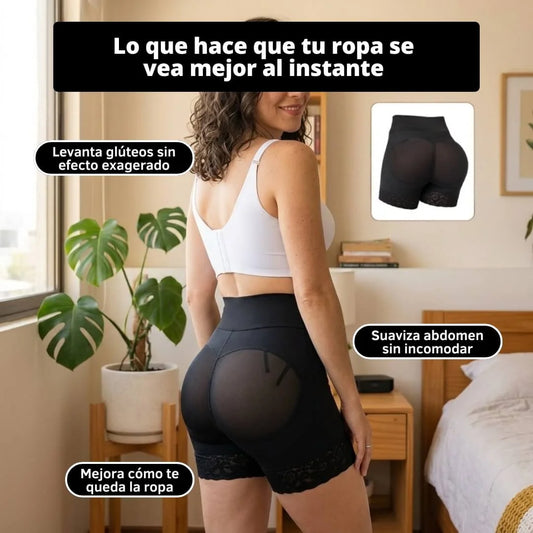 Faja Short Levanta Cola y Moldea Abdomen de Forma Natural