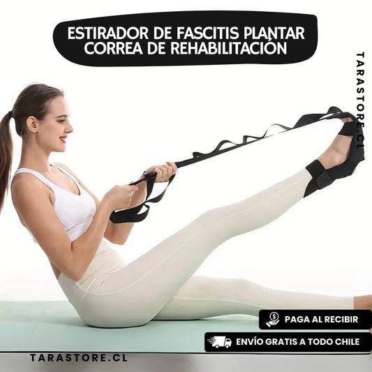 Correa Elástica Rehabilitación - Estirador de Fascitis Plantar
