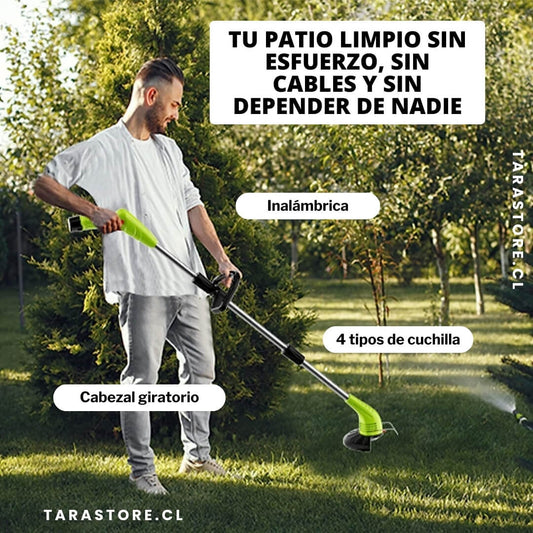 Cortadora De Cesped Inalambrica - Manten tu patio impecable Incluye 2 baterias