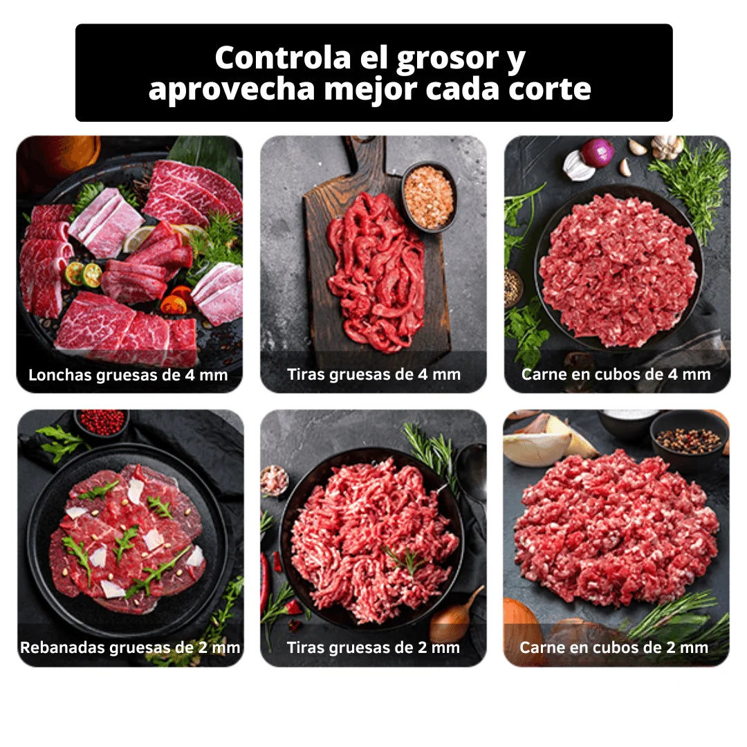 Cortadora De Carne Manual - Cortes Finos Como un Chef Churrascos Bistecs