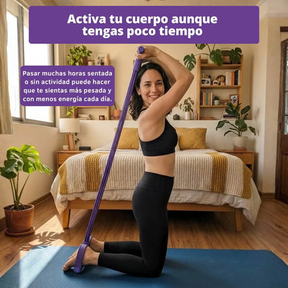 Banda Elástica con Pedal — Tonifica Cuerpo Completo desde Casa