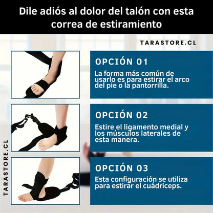 Correa Elástica Rehabilitación - Estirador de Fascitis Plantar