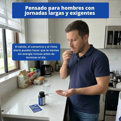 Selerb NAD+ Men's Complex — Energía, Enfoque y Vitalidad | 60 Cápsulas