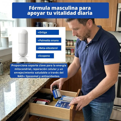 Selerb NAD+ Men's Complex — Energía, Enfoque y Vitalidad | 60 Cápsulas