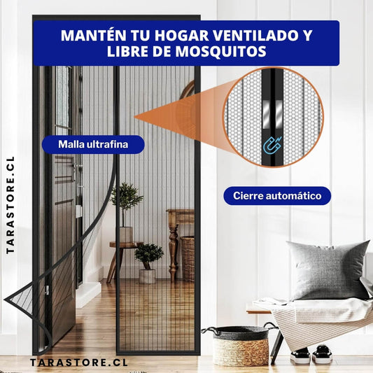 Malla Mosquitera Para Puerta Adiós Mosquitos
