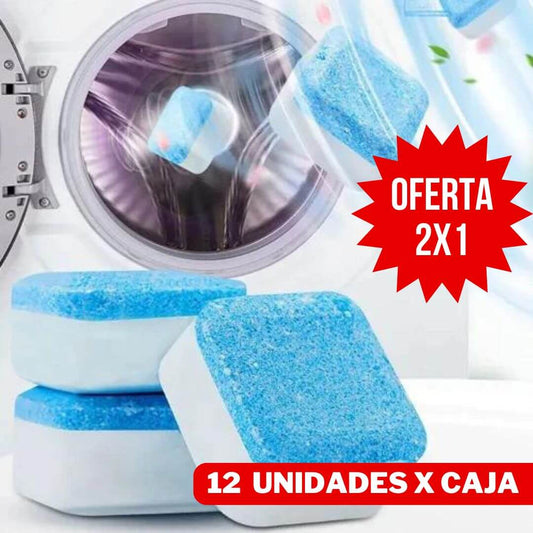 Pastillas Limpiadoras de Lavadora - DeepClean 2x1 🔥