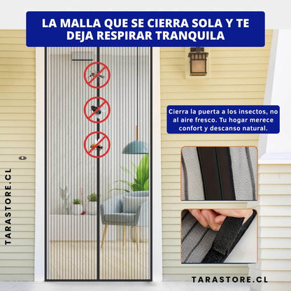 Malla Mosquitera Para Puerta Adiós Mosquitos