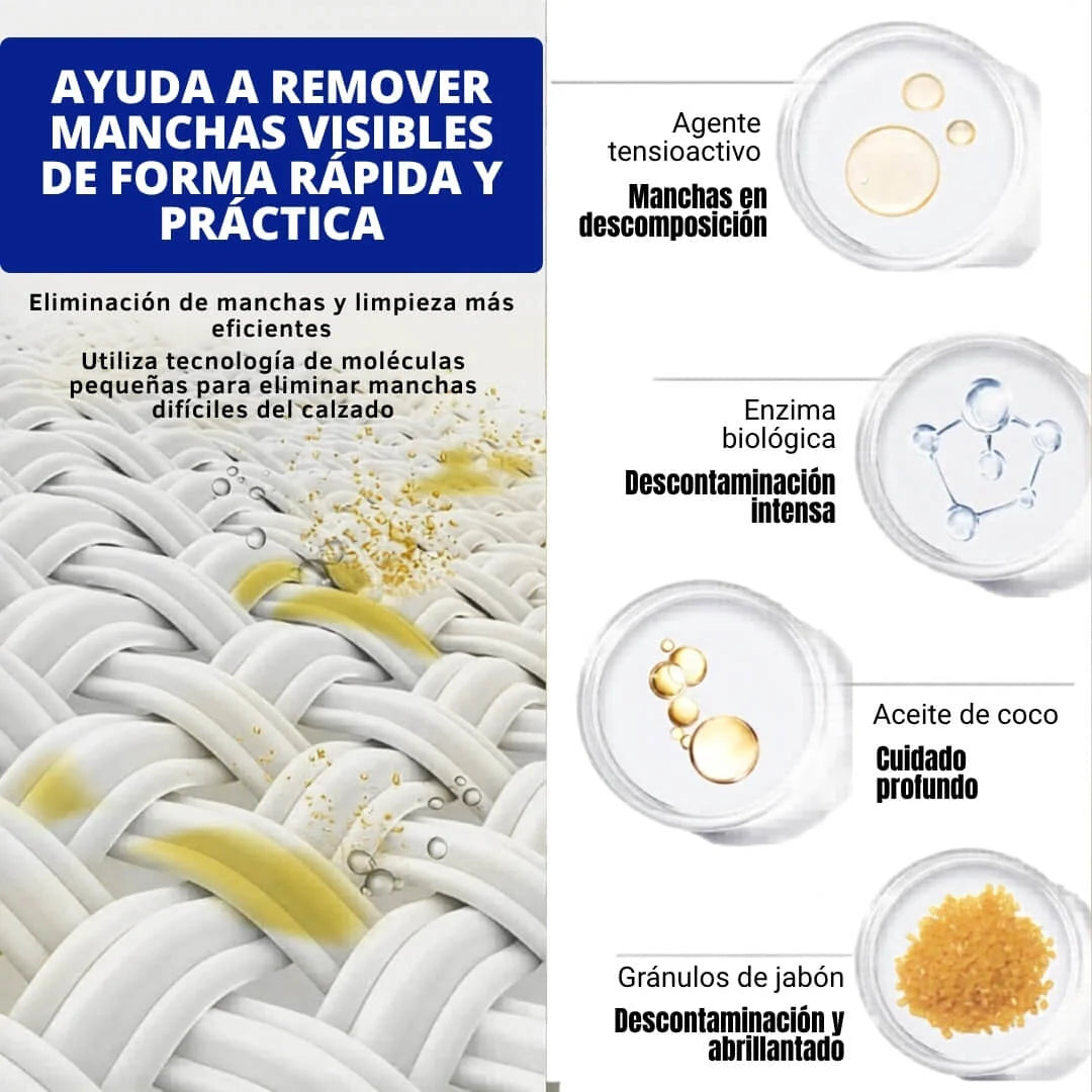 Crema Limpiadora Zapatillas Blancas — Limpias en Minutos Oferta 2x1