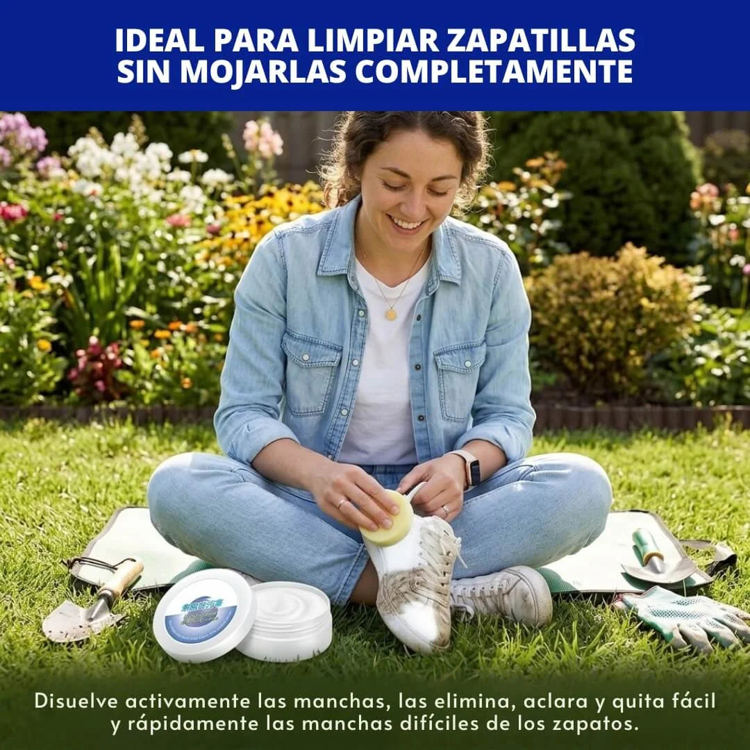 Crema Limpiadora Zapatillas Blancas — Limpias en Minutos Oferta 2x1