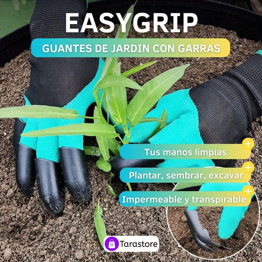 EasyGrip - Guantes De Jardin Con Garras