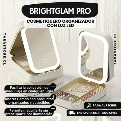 Cosmetiquero Portátil Con Luz Led