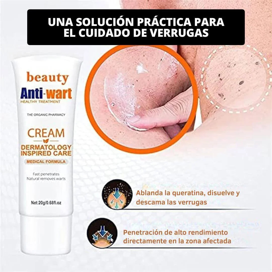 Crema Anti Verrugas Removedor 2x1