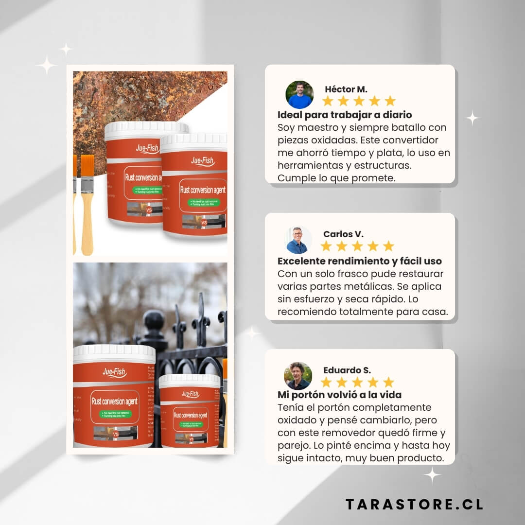 Pack 3 Removedores de Oxido Tono Gris