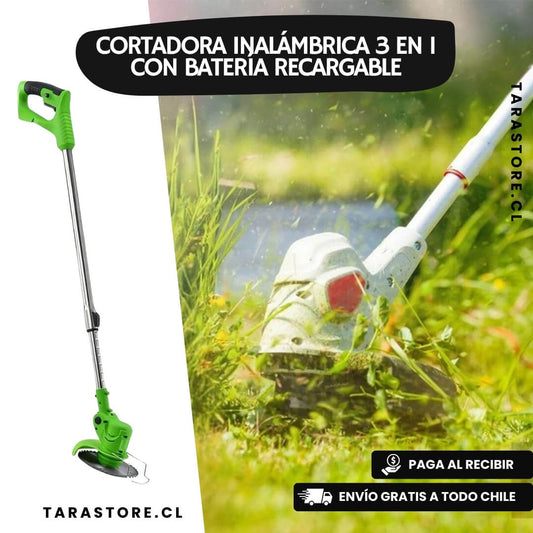 Cortadora Inalámbrica 3 en 1 Batería Recargable