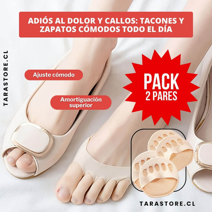 Pack 2 Pares De Almohadillas Para Pies Evita Dolor y Durezas