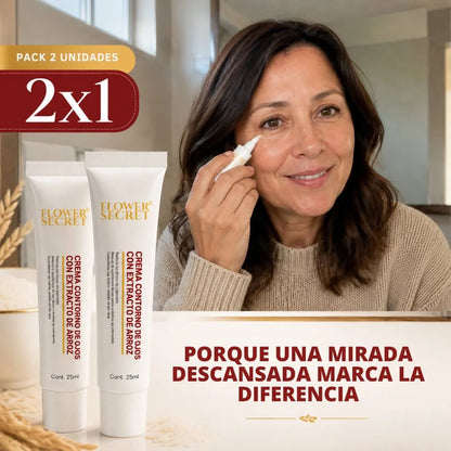 Contorno de Ojos con Extracto de Arroz y Retinol — Mirada Descansada 2x1
