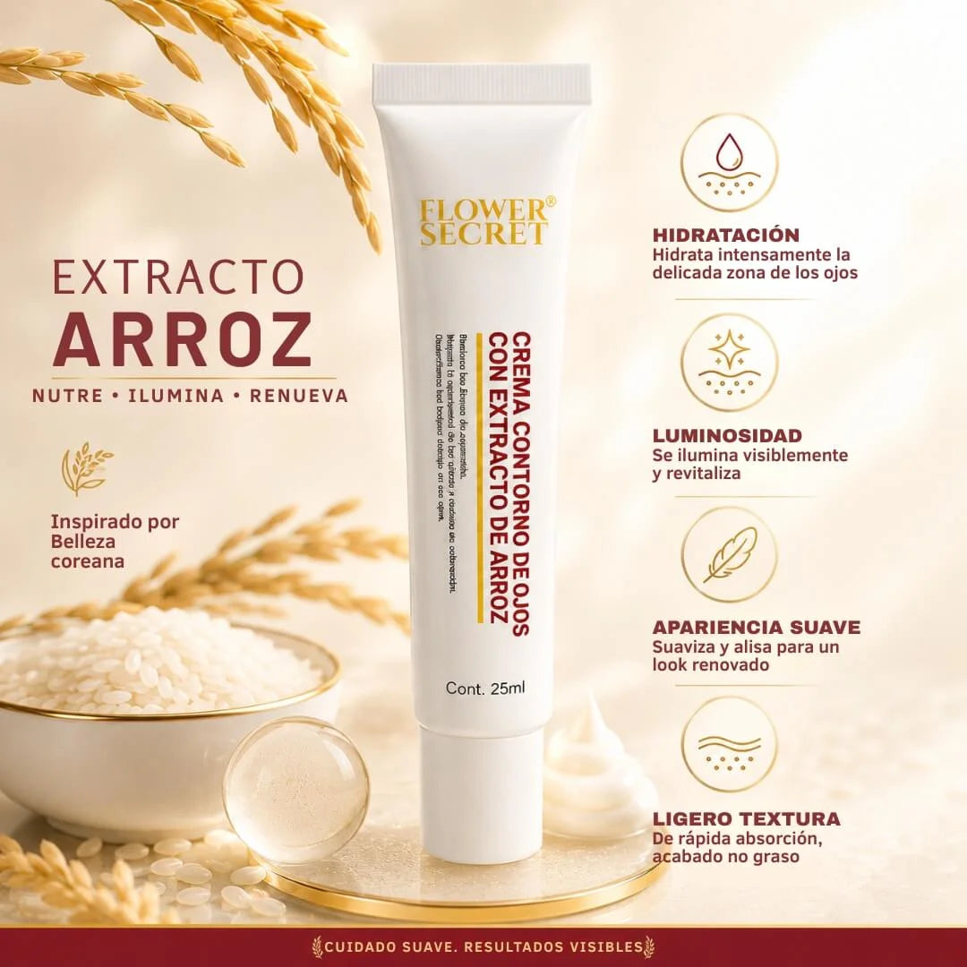 Contorno de Ojos con Extracto de Arroz y Retinol — Mirada Descansada 2x1