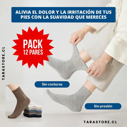 12 pares Calcetines Sin Costura No Dejan Marca - Comodidad y Suavidad