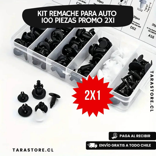 Kit Remache Para Auto 100 Piezas Promo 2x1