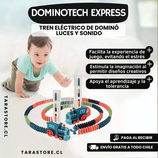Juguete Tren Domino Incluye 60 piezas