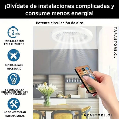 Ventilador 3 en 1 Con Luz Led